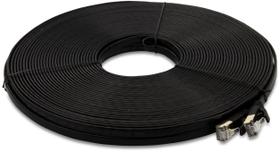 Cabo de Conexão CAT7 Triplett - Flat, Preto, 23m (75 pés)