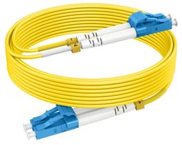 Cabo de conexão de fibra óptica RamboCables OS2 LC-LC 10m Duplex