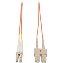 Cabo de conexão de fibra Tripp Lite Duplex Multimodo 62,5/125 LC/SC 2m