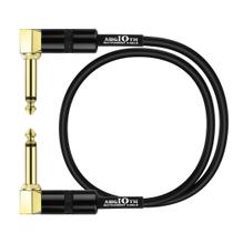 Cabo de conexão de guitarra Augioth PS50 Series 90g 90cm banhado a ouro