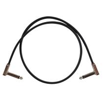 Cabo de conexão Ernie Ball Flat Ribbon 24 cm preto (P06228)