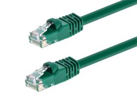 Cabo de conexão Ethernet Monoprice Cat6 10 pés verde Fullboot Cabo de conexão Ethernet Monoprice Cat6 10 pés verde Fullboot