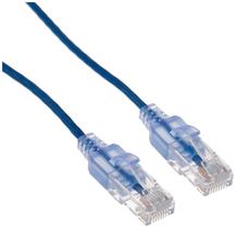 Cabo de conexão Monoprice Cat6A 20 pés azul, pacote com 10 UTP 10G Cabo de conexão Monoprice Cat6A 20 pés azul, pacote com 10 UTP 10G