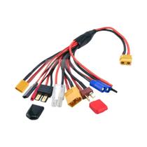 Cabo De Conversão Multi-Plug XT60, Terminal Conversor T EC3 XT30 JST TRX FUTABA TAMIYA, Acessório
