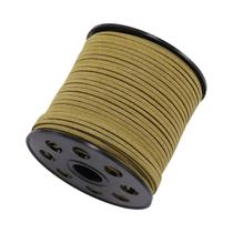 Cabo de Couro Sintético de 2,5mm - 5 a 20m - Ideal para Joias Artesanais e Pulseiras