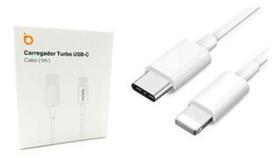 Cabo de dados 2.4A Turbo USB-C - Lightning 1000mm - Basike Cabo de dados 2.4A Turbo USB-C - Lightning 1000mm - Basike
