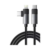 Cabo De Dados 2 Em 1 Com Carregamento Rápido Essager C-L 29W C-C 65W Em Ângulo Para iPhone MacBook