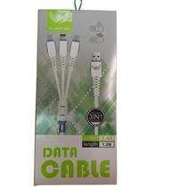 Cabo de Dados 3 em 1 TIPO C, MICRO usb, E IOS