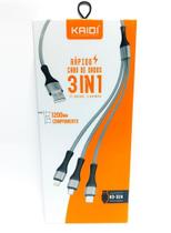 Cabo de dados 3 in 1 kd-324 kaidi