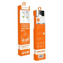 Cabo De Dados Carga Rápida 4.8a Compatível Lightning/iPhone 2m CAB118 Cabo De Dados Carga Rápida 4.8a Compatível Lightning/iPhone 2m CAB118