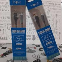CABO DE DADOS CARREGADOR INOVA 2.4A USB V8 1m CBO- 8439