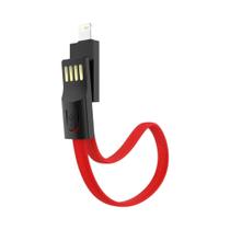 Cabo De Dados Com Carregamento Rápido 2.1A E Chaveiro Para iPhone, Huawei, Samsung, Xiaomi