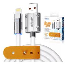 Cabo De Dados Compatibilidade Lightning Acabamento Metal CBX-U3C16IP Cabo De Dados Compatibilidade Lightning Acabamento Metal CBX-U3C16IP