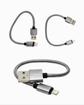 Cabo De Dados Curto Metálico 24cm AGold CB25