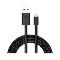 Cabo de dados de carga Motorola USB-A P/ USB-C 1.5 metros acabamento cordão