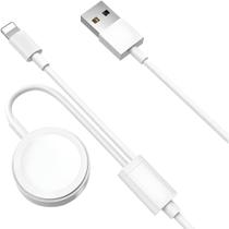 Cabo de Dados de Carregamento 2 em 1 Magnético/Lightning/USB 1m - X-Cell Cabo de Dados de Carregamento 2 em 1 Magnético/Lightning/USB 1m - X-Cell
