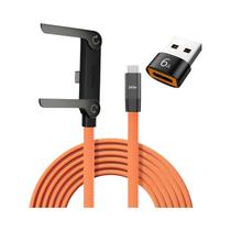 Cabo De Dados Dobrável 2 Em 1 Com Carregamento Super Rápido De 240W Para iPhone 15-17 E Android, Cabo De Dados Dobrável 2 Em 1 Com Carregamento Super Rápido De 240W Para iPhone 15-17 E Android,