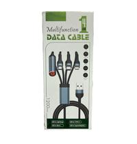 Cabo de Dados e Carregador Multifuncional 4 em 1 3 A Cabo de Dados e Carregador Multifuncional 4 em 1 3 A