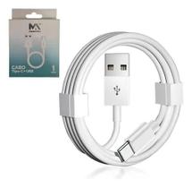 Cabo De Dados e Carregamento Tipo C USB Compatível com Fonte De Celular Rápido Celular Smartphone