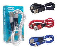 Cabo De Dados Em Nylon Compatibilidade Lightning KV-008