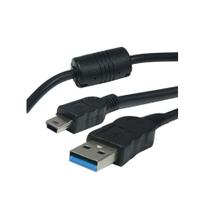 Cabo De Dados Entrada Mini Usb 3V P/ Controle Ps3 3 Metros