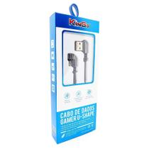 Cabo de Dados Gamer U-Shape Kingo 1 metro 3.0A para Ip 6s Cabo de Dados Gamer U-Shape Kingo 1 metro 3.0A para Ip 6s