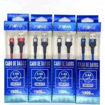 Cabo de dados INOVA tipo C 3.4A e recarga Turbo