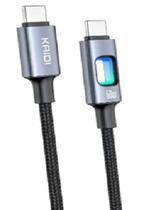 Cabo De Dados Kaidi TipoC para Lightning 27W Com Led KD41CL