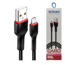 Cabo de Dados Lighthing IOS 2.4A Turbo 3 Metros EXBOM CBX-U2C13M3IP Cabo de Dados Lighthing IOS 2.4A Turbo 3 Metros EXBOM CBX-U2C13M3IP