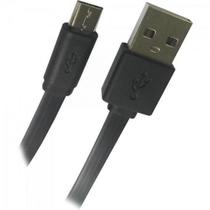 Cabo De Dados Micro Usb Flat 18M Umi401/1.8Bk Preto Fortrek