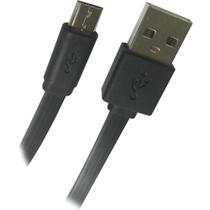 Cabo De Dados Micro Usb Flat 18M Umi401/1.8Bk Preto Fortrek