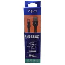 Cabo de Dados Micro V8 USB 01 Metro para Carregamento 3.4A
