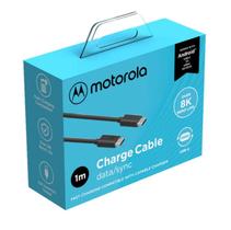 Cabo De Dados Motorola Original Usb-C Para Usb-C De 1 Metro - Preto