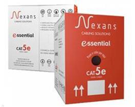 Cabo De Dados Nexans Ess Cat5E U/Utp Cmx 4P 24Awg Azul