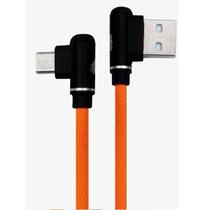 Cabo de Dados OEX Game LASH 90º Micro USB 1MT C30 Laranja