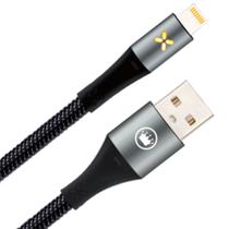 Cabo de Dados p/Lightning 1M QC 5A Kimaster CB732 Cabo de Dados p/Lightning 1M QC 5A Kimaster CB732