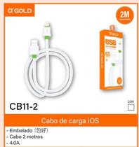 Cabo de Dados para IOS 2 Metros - A Gold