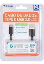 Cabo de Dados Tipo C e USB 2.0 Fast Charge 1,0 metro