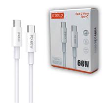 Cabo de dados Tipo C Para Tipo C 1Metro PD Cabo de dados Tipo C Para Tipo C 1Metro PD