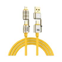 Cabo De Dados Tipo-C Para Tipo-C De Liga De Zinco 4 Em 1 Com Carregamento Rápido De 240W Para iPhone