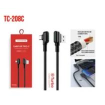 Cabo de Dados Type-C Turbo 90 Graus 1.2M 5V 3.0A - Tomate TC-208C