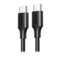Cabo de dados ugreen usb-c para usb-c 1m 3a 60w us286 preto - 50997 Cabo de dados ugreen usb-c para usb-c 1m 3a 60w us286 preto - 50997