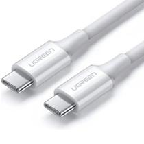 Cabo de dados ugreen usb-c para usb-c 2m 5a 100w us300 branco - 60552