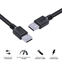 Cabo de Dados USB a 2.0 Macho para USB a 2.0 Macho 28AWG Puro Cobre 2 Metros - PUAM2-2 - PCYES