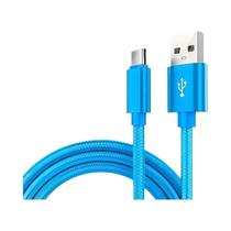 Cabo De Dados USB a Para Tipo C Trançado Em Nylon Com Carregamento Rápido 3A Para Dispositivos