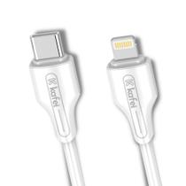 Cabo de dados usb c para lightning pvc 2m branco kafei kildcbl003