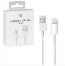 Cabo de Dados USB e Carregador para iPhone Com 2 Metros compatível com o iphone 5 ao 13