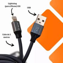 Cabo de Dados USB Lightning malha B-MAX - BM8626 - TPE