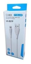 Cabo De Dados Usb Para Ios It Blue Le-837 Cabo De Dados Usb Para Ios It Blue Le-837