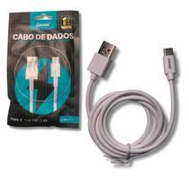 Cabo de Dados USB para USBC Danx 1 Metro 2.4A Carregamento Rápido